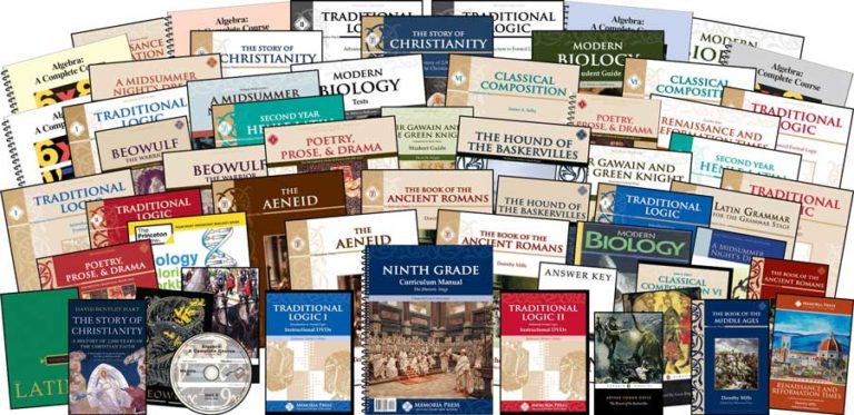 9th Grade – Classical Homeschool Curriculum